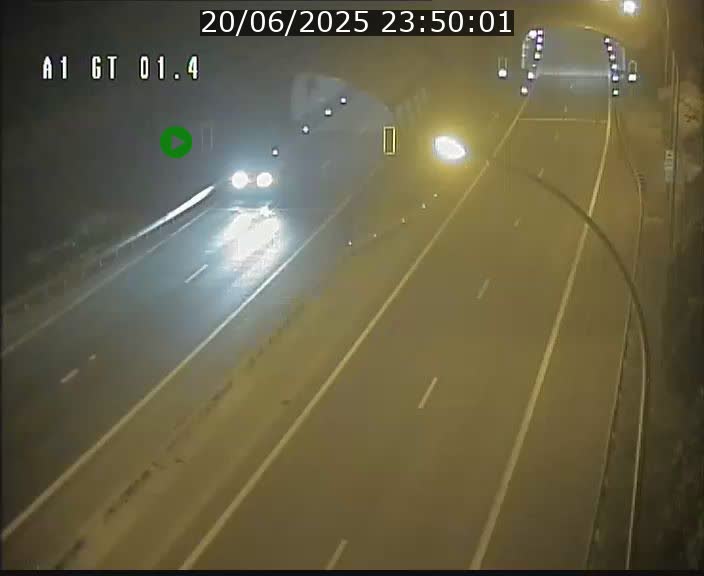 Traffic live webcam Luxembourg Hesperange - A1 direction Kirchberg - BK 1.4