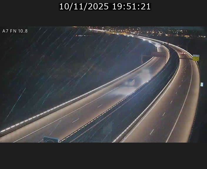 Caméra trafic Luxembourg - A7, Tunnel Gousselerbierg, sortie sud, direction rond-point Lorentzweiler (BK 10.8)