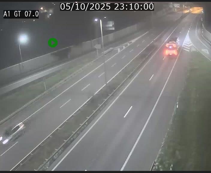 Traffic live webcam Luxembourg Cents - A1 direction Kirchberg - BK 7