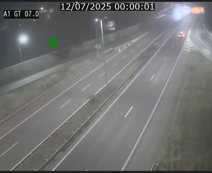Traffic live webcam Luxembourg Cents - A1 direction Kirchberg - BK 7
