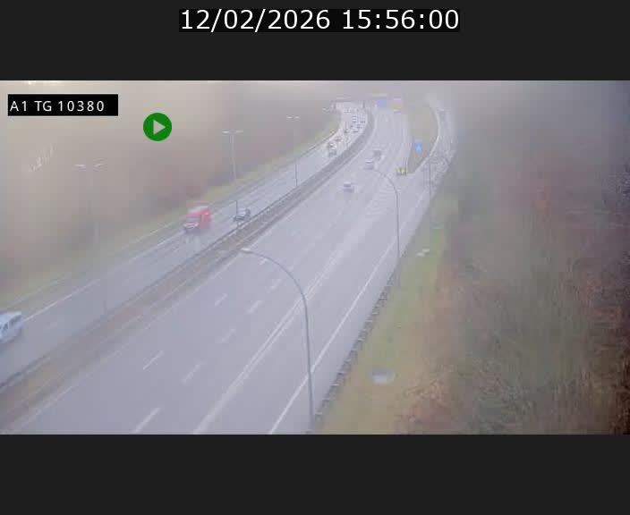 Traffic live webcam Luxembourg Senningerberg - A1 direction Luxembourg Kirchberg - BK 10.3