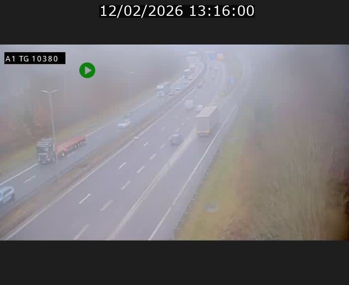 Traffic live webcam Luxembourg Senningerberg - A1 direction Luxembourg Kirchberg - BK 10.3