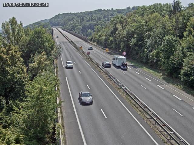 Caméra autoroute France - A30, Hayange direction Metz