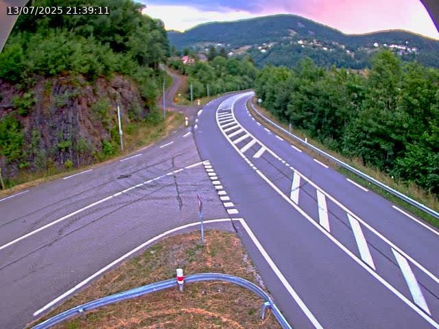 Caméra autoroute France - N66, col du Bussang direction Remiremont