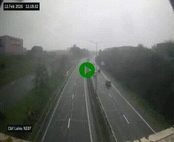 Webcam située à la Rochelle, à la fin de la N237 avant l'accès au péage du Pont de l'Île-de-Ré