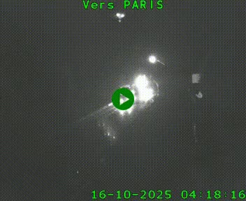Caméra routière sur l'autoroute A20 à Bessines-sur-Gartempe. Vue orientée vers Paris