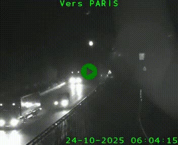 Caméra routière sur l'autoroute A20 à Bessines-sur-Gartempe. Vue orientée vers Paris