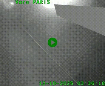 Caméra routière sur l'autoroute A20 à Saint-Pardoux-l'Ortigier, à la jonction avec l'A89. Vue orientée vers Paris