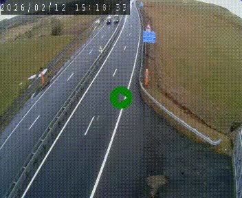 Caméra autoroute A75 à hauteur du col de la Fageole en direction de Clermont-Ferrand