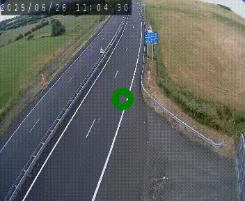 Caméra autoroute A75 à hauteur du col de la Fageole en direction de Clermont-Ferrand