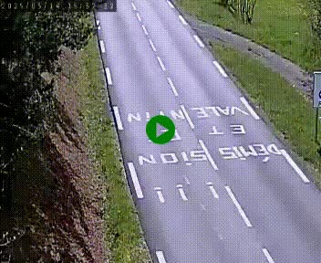 Caméra routière France - N102, au niveau du col de Montmirat à Saint-Etienne-du-Valdonnez à 1039 mètres d'altitude