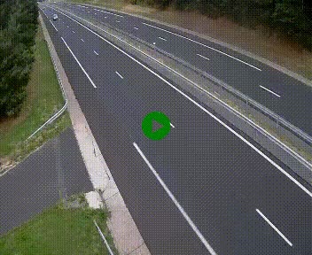 Caméra autoroute A75 à hauteur du col des Issartets en direction de Montpellier