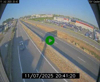 Webcam sur la N165 à hauteur de Caudan, dans le Morbihan.