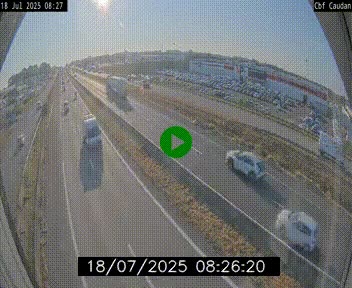 Webcam sur la N165 à hauteur de Caudan, dans le Morbihan.