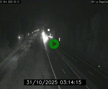 Webcam sur le périphérique de Nantes (N844) à hauteur de Porte de la Chapelle, au nord de la ville