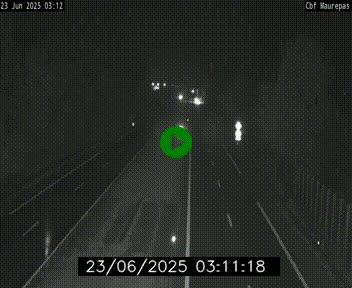 Webcam sur le périphérique de Rennes (N136) à hauteur de Maurepas, au nord de la ville