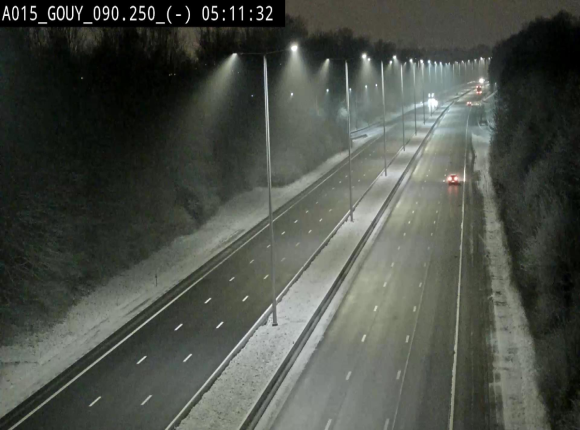 Webcam autoroute Belgique - Gouy-lez-piéton - E42 - BK 90.3