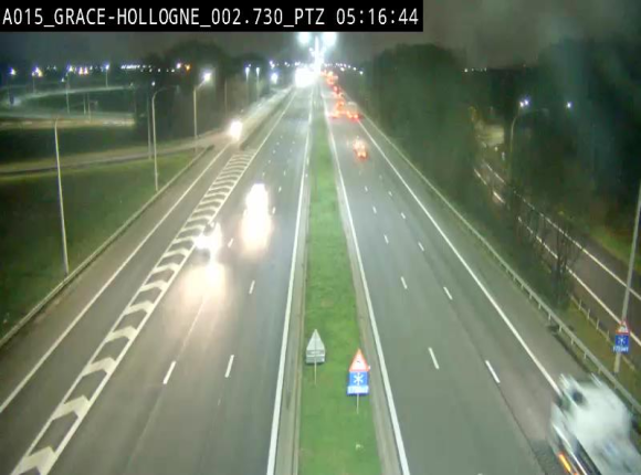 Caméra trafic Belgique - Grâce-Hollogne - E42, jonction avec A604, direction Loncin/Aéroport de Liège -  BK 3.2