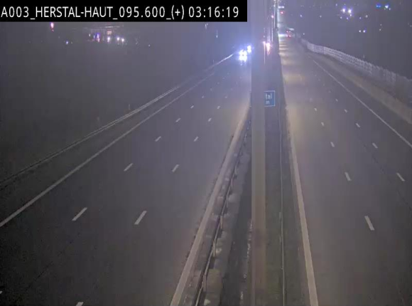 Webcam autoroute Belgique - Herstal - E40 direction Aix-la-Chapelle - BK 97