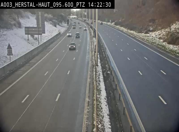 Webcam E40 à Herstal en direction de Liège et en provenance d'Aachen
