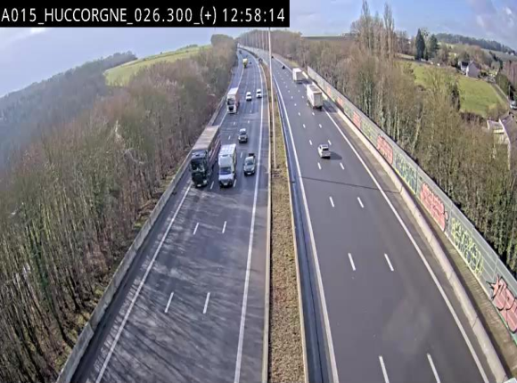 Webcam autoroute Belgique - Viaduc de Huccorgne - E42 