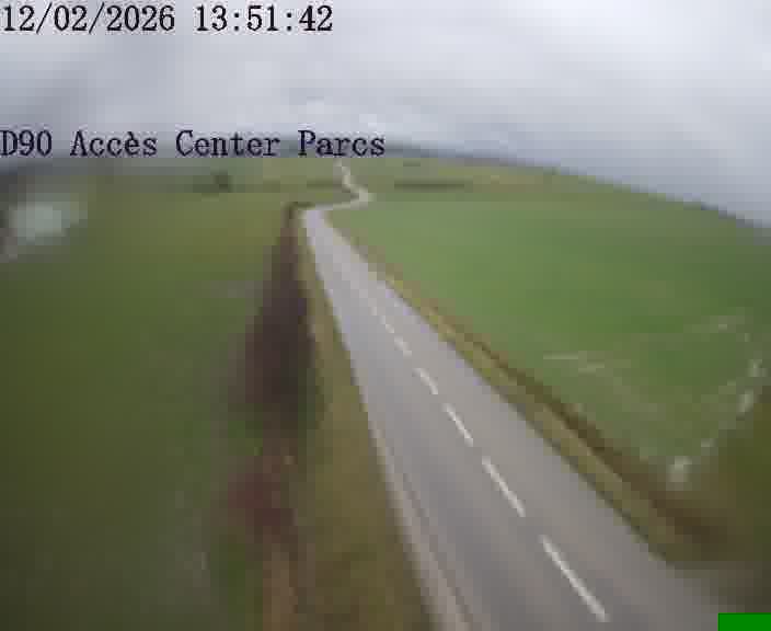 Point de vue trafic déployé sur D90 (France) à Hattigny, regardant vers Hattigny, aidant conducteurs et services à anticiper les flux.