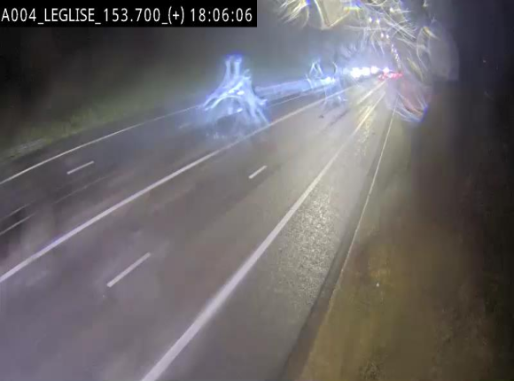 Webcam autoroute E411 à hauteur de Léglise, en direction de Luxembourg