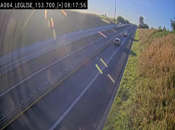 Webcam autoroute E411 à hauteur de Léglise, en direction de Luxembourg