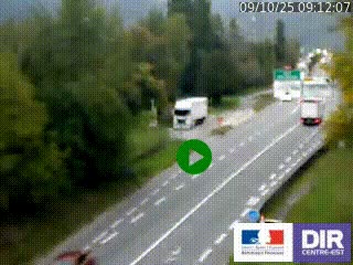 Webcam info trafic à proximité de Vizille sur la N85, au niveau du point de vue du Saut du Moine à Champagnier