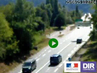 Webcam info trafic à proximité de Vizille sur la N85, au niveau du point de vue du Saut du Moine à Champagnier