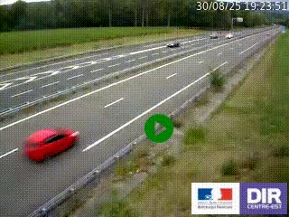 Webcam autoroute sur l'A77 à hauteur de Pouilly-sur-Loire en direction de Nevers