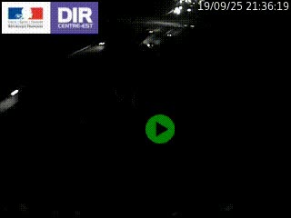 Webcam traffic à Grenoble-sud sur l'autoroute A480. Vue orientée vers l'entrée et la sortie de Grenoble