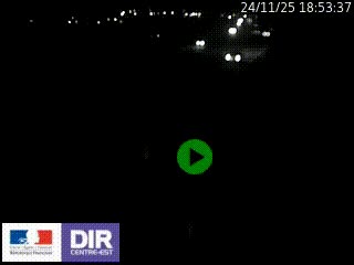 Webcam routière sur la RN6 à Auxerre, à hauteur de la sortie Monéteau, en direction de l'A6 (Gurgy)