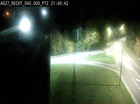 Webcam sur A27/E42 après Malmedy. Vue orientée vers l'Allemagne