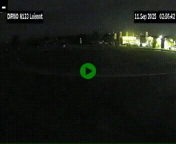 Webcam en périphérie de Chartres sur la N123, à hauteur de Luisant. Vue orientée vers Chartres