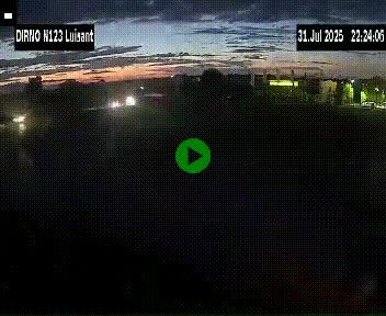 Webcam en périphérie de Chartres sur la N123, à hauteur de Luisant. Vue orientée vers Chartres