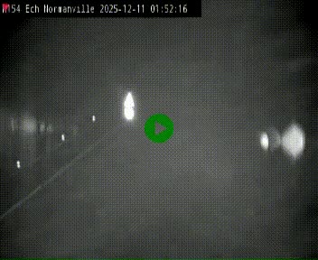 Webcam à hauteur du Leclerc Normanville sur la N154. Vue orientée vers Rouen