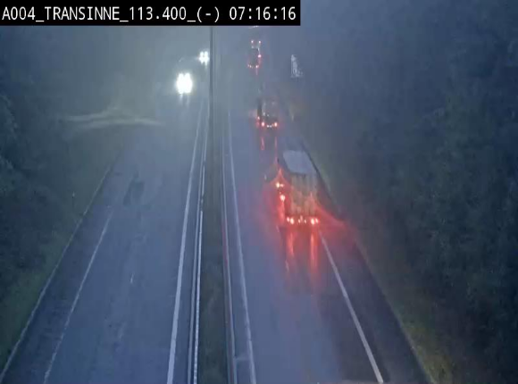 Caméra trafic E411 (A4) - Transinne direction Namur - BK 113.425