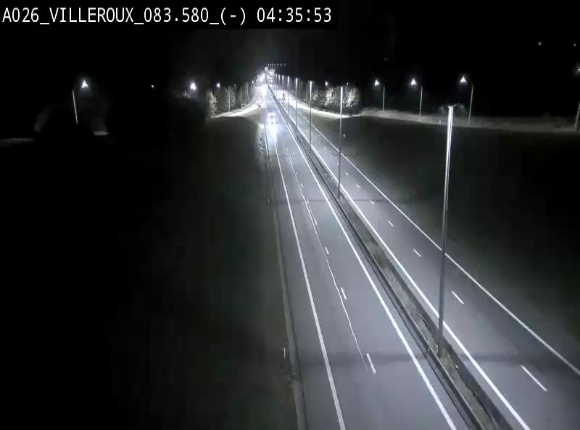 Webcam autoroute A26/E25 à hauteur de Vaux-sur-Sûre, à la jonction avec la N85 en direction de Liège - BK 83.6