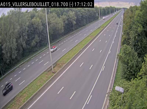 Webcam autoroute Belgique - Villers-le-Bouillet - E42 direction Liège - BK 18.7