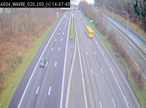 Webcam @ Wavre-sud KP 19.6, A4/E411