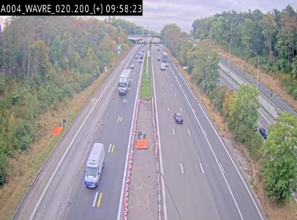 Webcam @ Wavre-sud KP 19.6, A4/E411