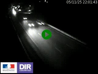 Webcam routière à Saint-Etienne-Terrenoire sur la RN88 avant la jonction entre l'A72 et le Boulevard Périphérique de Saint-Etienne