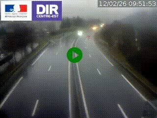 Caméra sur la Nationale 90 (N90) à La Léchère, en direction et à proximité d'Albertville