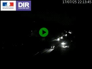 Caméra trafic à Meylan sur la Rocade-Sud de Grenoble en direction d'Aix-en-Provence