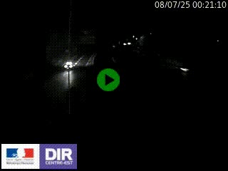 Caméra autoroute sur A6 - Valvert, près de Lyon, en direction de Paris, à hauteur de la sortie 36 Porte du Valvert