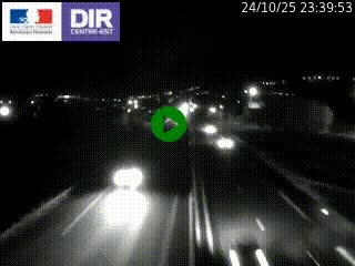 Caméra autoroute à Saint-Etienne (Les Littes) à hauteur du Ikea Saint-Etienne sur l'A72 en direction de Roanne