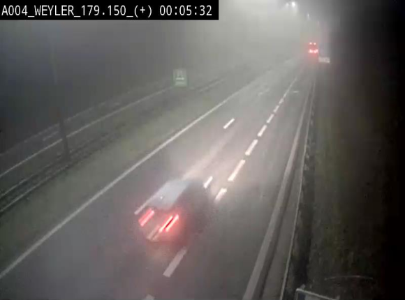 Webcam juste après la sortie 31 Arlon qui permet de rejoindre l'E411 depuis la N82