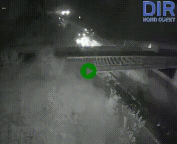 Webcam sur A84 à hauteur de Pont-Farcy, au niveau du pont autoroutier sur la Vire, au sud de Saint-Lô