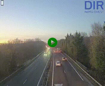 Webcam sur le périphérique de Caen (N814) à l'est de la ville, à Mondeville hauteur de la sortie 2, Presqu'île-Rives de l'Orne, au bout de l'autoroute A13